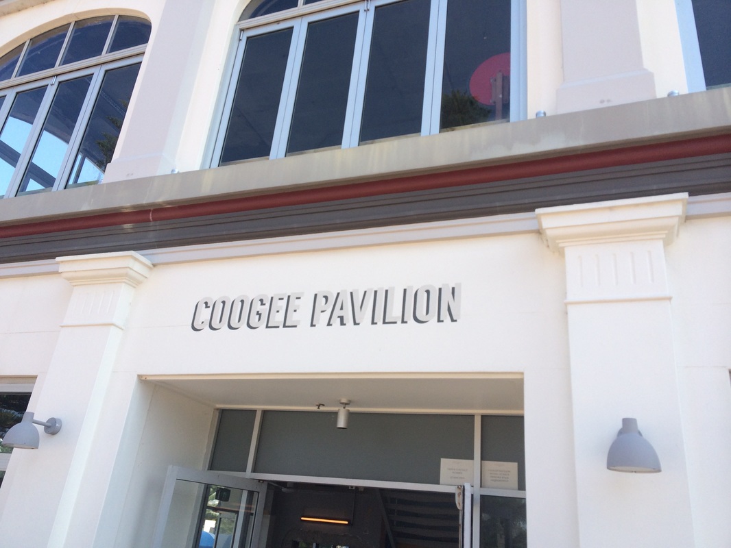 Photo of white Coogee Pavilion building